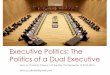 Executive Politics: The Politics of a Dual Executive