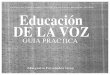 La Educacion de La Voz Margarita Fernandezc