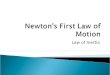 Newton's First Law of Motion (4)