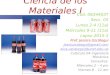 Introducción a La Ciencia e Ingeniería de Los Materiales Semestre