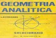 Solucionario de Geometría Analítica. Lehmann