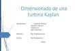 Dimensionado de Una Turbina Kaplan