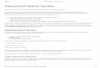 Advanced Query Syntax (Windows)
