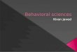 Behavioral Sciences