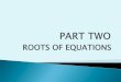 Numerical Methods (Roots of Equations)