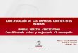 2) Certificación de Las Empresas Contratistas Mineras (Maria Navarro - Bureau Veritas)