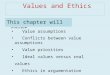 Chapter 2 Values