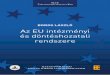 Boros László: Az EU intézményi és döntéshozatali rendszere