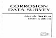 Corrosion Data Survey Metal Section 6th Ed. (NACE Publisher 1985)
