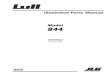 Lull 844 Telehandler Parts Manual
