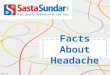 Know The Major Facts About Headache