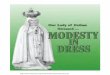 Modesty in Dress