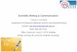 Topic 1_Introduction to Scientific Writing and Communication