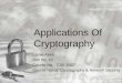 Applications of Cryptography