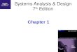 Chap 1 Intro to Systems Analysis and Design