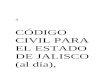 Código Civil Para El Estado de Jalisco
