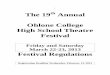 19th Annual Ohlone Theatre Festival