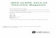 IBPS Clerk 2014 15 Interview PDF
