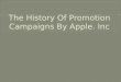 The History of Marketing by Apple