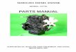 Shibaura Diesel Engine - Model s773l - Parts Manual
