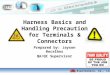 Harness Basics and Handling Precaution for Terminals & Connectors Prepared by: Jayson Bocalbos QA/QC Supervisor SL Electronics. Co., Ltd