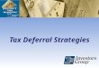 Tax Deferral Strategies. Catalin Zetu, PFP, MBA Professional Financial Planner