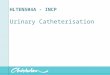 HLTEN504A - INCP Urinary Catheterisation. Urinary catheterisation Indications Discomfort of chronic and acute urinary retention. End of life care to promote