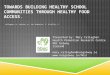 TOWARDS BUILDING HEALTHY SCHOOL COMMUNITIES THROUGH HEALTHY FOOD ACCESS. Callaghan, M., Molcho, M., Nic Gabhainn, S. & Kelly, C. Presented by: Mary Callaghan