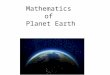 Mathematics of Planet Earth. Discovering the Earth