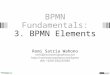 BPMN Fundamentals: 3. BPMN Elements Romi Satria Wahono romi@romisatriawahono.net  WA: +6281586220090