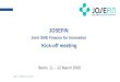 InWEnt | Kompetent für die Zukunft JOSEFIN Joint SME Finance for Innovation Kick-off meeting Berlin, 11 – 12 March 2009