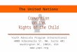 The United Nations Youth Advocate Program International 4000 Albermarle St. NW, Suite 401 Washington DC, 10016, USA 