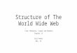 Structure of The World Wide Web From “Networks, Crowds and Markets” Chapter 13 Eyal Feder Nov, 14