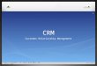 CRM Customer Relationship Management 1 Yapar & Vatandost - Dr. Deniz Aksen Mgis. 301 _Spring 20104/11/2015