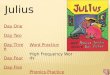 Julius Day One Day Two Day Three Day Four Day Five Word Practice High Frequency Words Phonics Practice Additional Resources