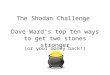 The Shodan Challenge Dave Ward’s top ten ways to get two stones stronger (or your money back!)