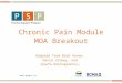 Www.pspbc.ca Chronic Pain Module MOA Breakout Adapted from Barb Aasen, David Jermey, and Josefa Kontogiannis,