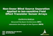 Non-linear Blind Source Separation Applied to Ion-sensitive Field Effect Transistor Sensor Arrays Guillermo Bedoya Advanced Hardware Architectures (UPC)