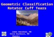 Geometric Classification Rotator Cuff Tears James Davidson, MD Steve Burkhart, MD Phoenix San Antonio