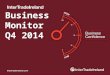 Business Monitor Q4 2014. Business Monitor Q4 Business position “85% of firms either stable or growing...” Which of the following best describes the current