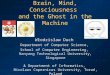 Brain, Mind, Consciousness and the Ghost in the Machine Włodzisław Duch Department of Computer Science, School of Computer Engineering, Nanyang Technological