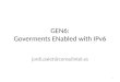 GEN6: Goverments ENabled with IPv6 jordi.palet@consulintel.es 1