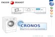 Diapositive N°1LA2 - CRONOS - 001 – 01/08 CRONOS 8kg Front washing-machine