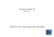 Dictée for Week 23 [on, om] Click on the green arrow