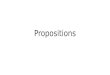 Propositions. Recap Common Three-Way Equivalence: Sentence meanings The objects of the attitudes The referents of ‘that’-clauses We can call whatever