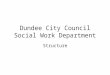 Dundee City Council Social Work Department Structure