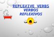 REFLEXIVE VERBS VERBOS REFLEXIVOS. Review: Reflexive Verbs: Review: Reflexive Verbs: Reflexive Verbs are used to talk about a person doing something that