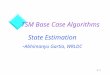 2-1 TSM Base Case Algorithms State Estimation - Abhimanyu Gartia, WRLDC