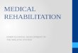 MEDICAL REHABILITATION EMBRYOLOGICAL DEVELOPMENT OF THE SKELETAL SYSTEM