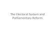 The Electoral System and Parliamentary Reform. Outline Introduction The franchise before 1832 Who voted and how? Pressure for reform 1832 Reform Act Did